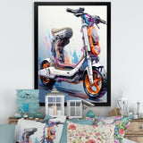 Scooter Compact Commuter I - Scooter Canvas Wall Art