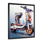 Scooter Compact Commuter I - Scooter Canvas Wall Art