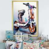 Scooter Compact Commuter I - Scooter Canvas Wall Art