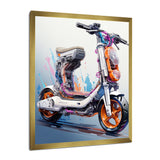 Scooter Compact Commuter I - Scooter Canvas Wall Art