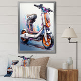 Scooter Compact Commuter I - Scooter Canvas Wall Art