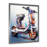 Scooter Compact Commuter I - Scooter Canvas Wall Art