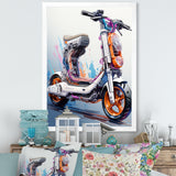 Scooter Compact Commuter I - Scooter Canvas Wall Art