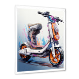 Scooter Compact Commuter I - Scooter Canvas Wall Art