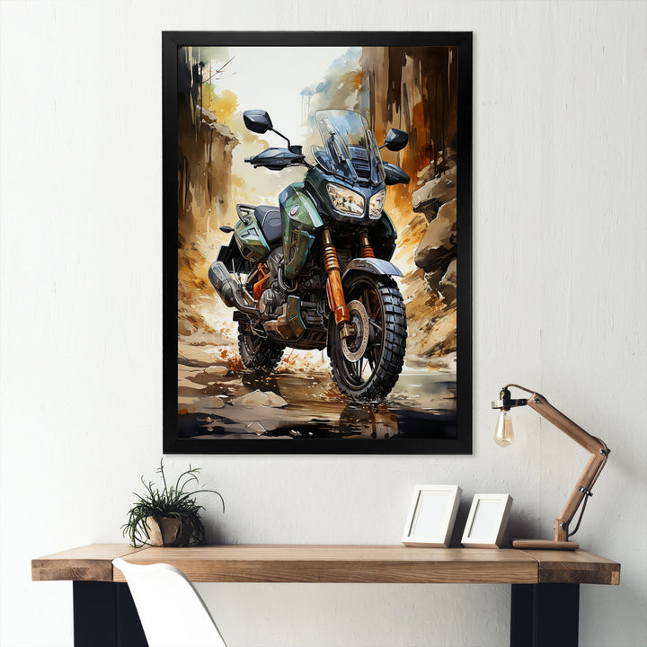 Scooter Off Road Adventurer I - Scooter Canvas Wall Art