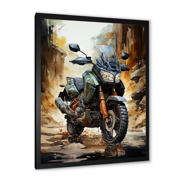 Scooter Off Road Adventurer I - Scooter Canvas Wall Art