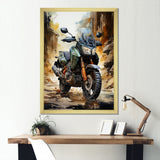 Scooter Off Road Adventurer I - Scooter Canvas Wall Art