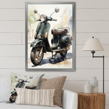 Scooter Retro Rider I - Scooter Canvas Wall Art
