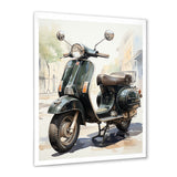 Scooter Retro Rider I - Scooter Canvas Wall Art