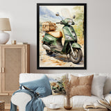 Scooter Touring Companion I - Scooter Canvas Wall Art