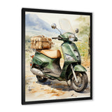 Scooter Touring Companion I - Scooter Canvas Wall Art