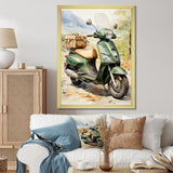 Scooter Touring Companion I - Scooter Canvas Wall Art