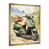 Scooter Touring Companion I - Scooter Canvas Wall Art