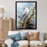 Seagull Coastal Guardian On Branch - Seagull Wall Art Prints