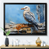 Seagull Coastal Guardian Collage - Multi-Color Seagull Wall Art