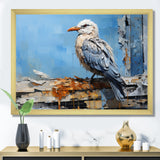 Seagull Coastal Guardian Collage - Multi-Color Seagull Wall Art