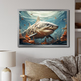 Shark Coastal Guardian - Multi-Color Shark Wall Art