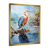Seagull Reflections On Water Pointillism - Seagull Bedroom Wall Art