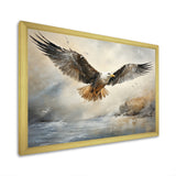 Seagull Silent Flight - Multi-Color Seagull Wall Art