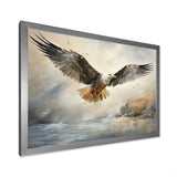 Seagull Silent Flight - Multi-Color Seagull Wall Art