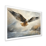 Seagull Silent Flight - Multi-Color Seagull Wall Art