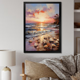Seashell Impressionist Shores - Seashell Wall Art Prints