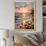 Seashell Impressionist Shores - Seashell Wall Art Prints