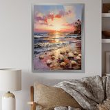 Seashell Impressionist Shores - Seashell Wall Art Prints