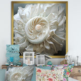 Monochromatic Seashells - Seashell Living Room Wall Art