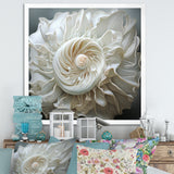 Monochromatic Seashells - Seashell Living Room Wall Art