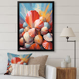 Seashells Pop Art Collage - Seashell Wall Art Prints