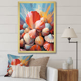 Seashells Pop Art Collage - Seashell Wall Art Prints