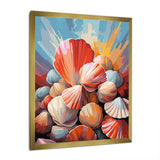 Seashells Pop Art Collage - Seashell Wall Art Prints
