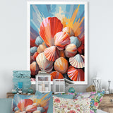 Seashells Pop Art Collage - Seashell Wall Art Prints