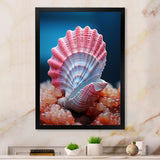 Pink Seashell Symphony - Seashell Bedroom Wall Art