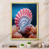 Pink Seashell Symphony - Seashell Bedroom Wall Art