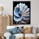 Blue Seashell Symphony - Seashell Canvas Wall Art