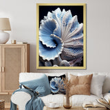 Blue Seashell Symphony - Seashell Canvas Wall Art
