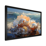 White Seashells On The Beach - Seashell Wall Decor