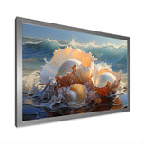 White Seashells On The Beach - Seashell Wall Decor