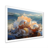 White Seashells On The Beach - Seashell Wall Decor
