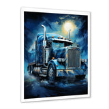 Red Semi Truck Custom Classic I - Truck Canvas Wall Art