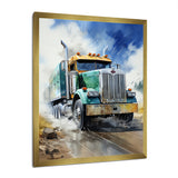 Heavy Duty Semi Truck I - Truck Canvas Wall Art