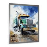Heavy Duty Semi Truck I - Truck Canvas Wall Art