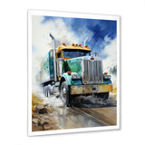 Heavy Duty Semi Truck I - Truck Canvas Wall Art