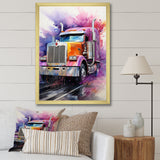 Semi Truck Speed Demon I - Truck Canvas Wall Art