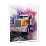 Semi Truck Speed Demon I - Truck Canvas Wall Art
