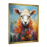 Colorful Popart Sheep Ewes - Sheep Canvas Wall Art