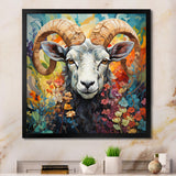 Colorful Sheep Chromatic Harmony - Multi-Color Sheep Wall Art