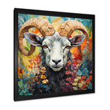 Colorful Sheep Chromatic Harmony - Multi-Color Sheep Wall Art